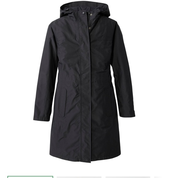 LL Bean Women's H2OFF Raincoat, PrimaLoft-Lined - Medium (army green) - Picture 1 of 7